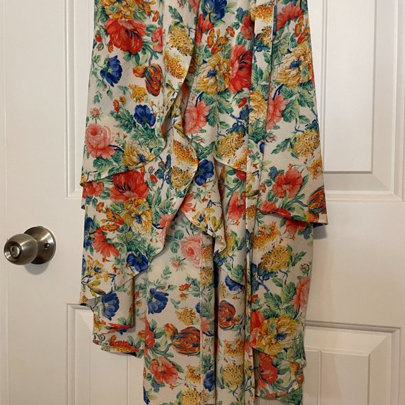 WAYF Oleander Wrap Midi Dress - Picture 5 of 6